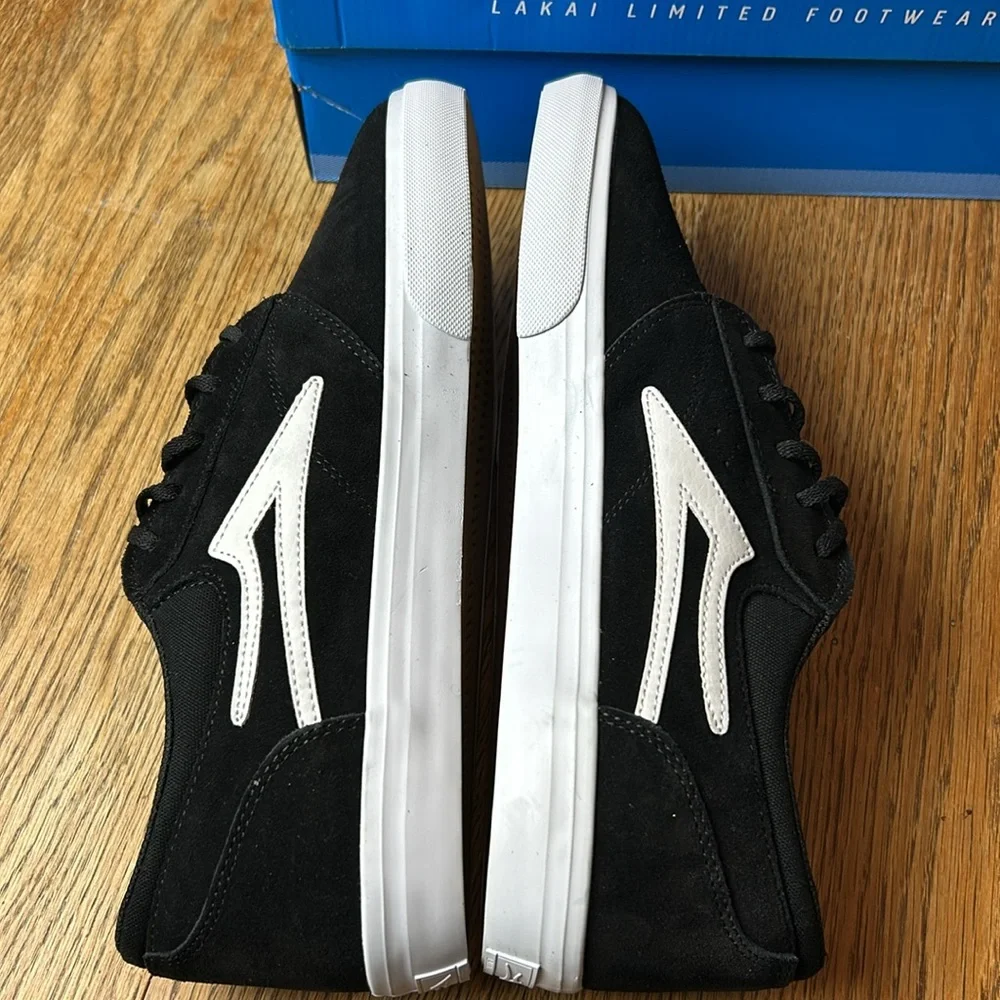 Lakai Griffin Black Suede skate shoes brand new in box size 6 men’s - Picture 4 of 6